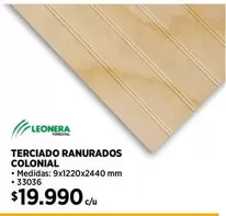 Terciado Ranurados Colonial