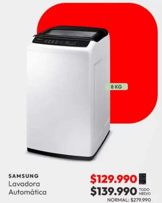 Samsung - Lavadora Automatica