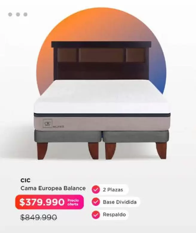 Cic - Cama Europea Balance