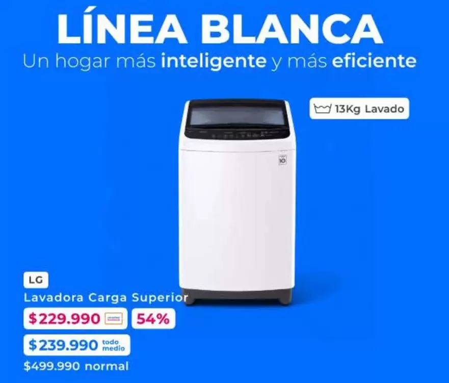 LG - Lavadora Carga Superior