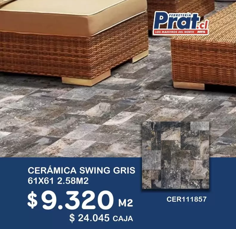 MTS - Ceramica Swing Gris