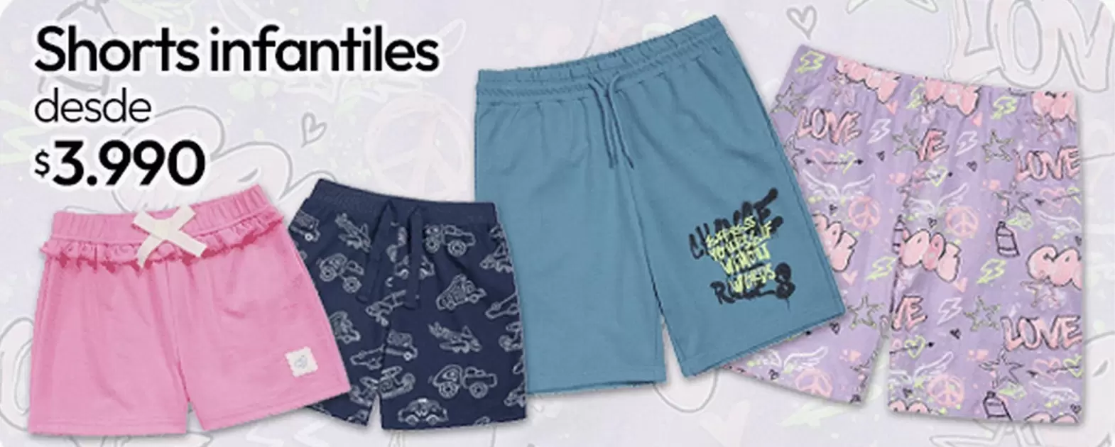 Shorts Infantiles