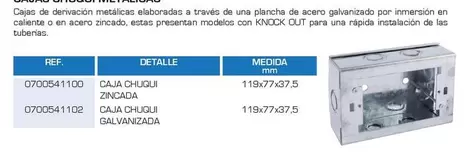 Caja De Derwoon Metalicas