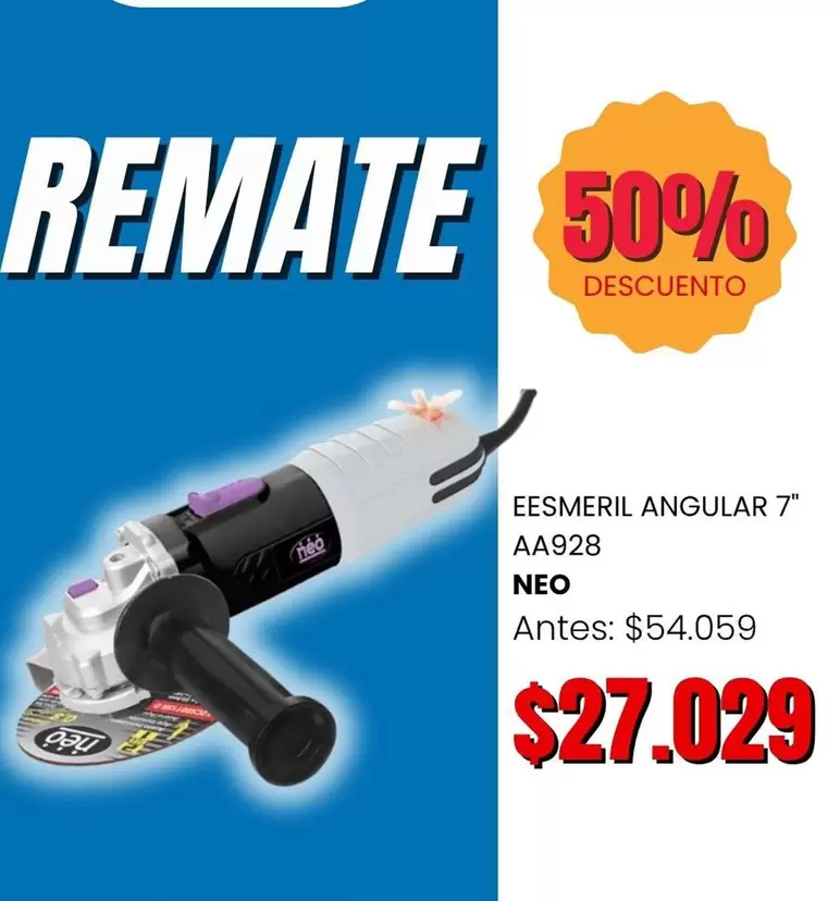 Eesmeril Angular 7'' Aa928