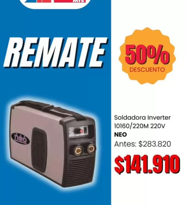 soldadora inverter 10160/220m 220V