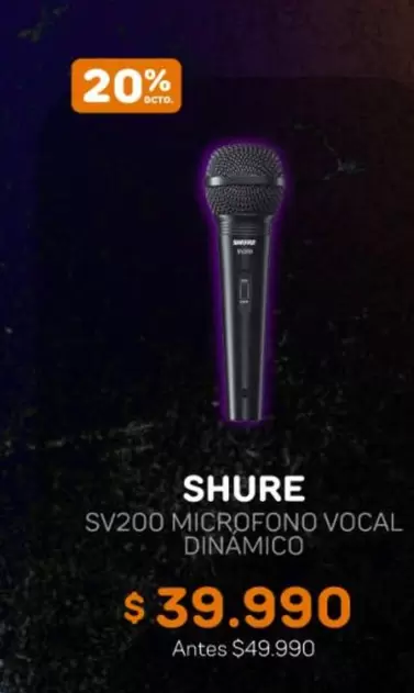 SV200 microfono diamico