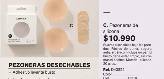 Más - Pezoneras Desechables