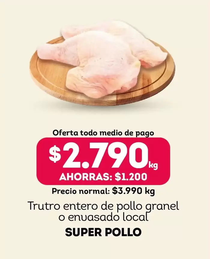 Súper Pollo - Trutro Entero De Pollo Granel O Envasado Local