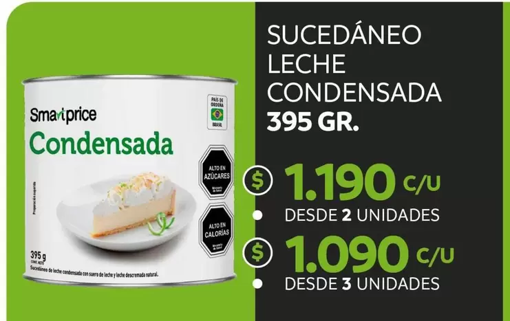 Sucedáneo Leche Condensada