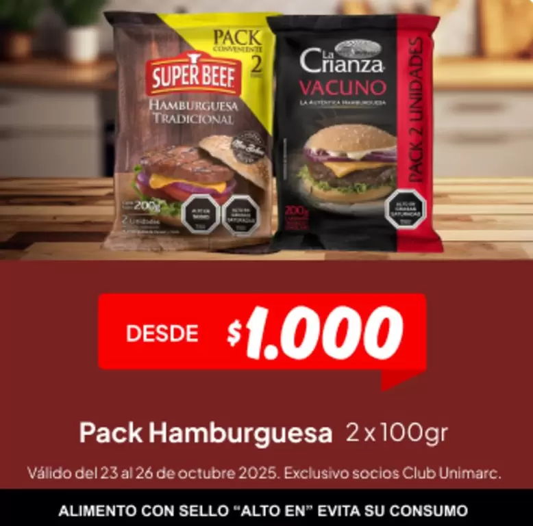 Club - Pack Hamburguesa