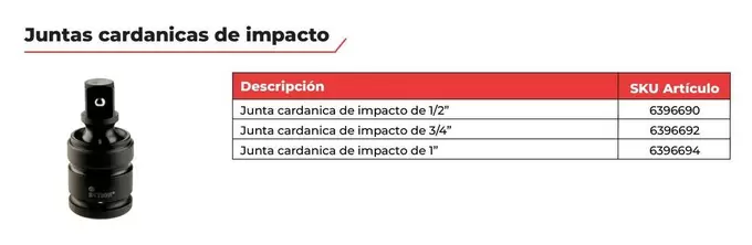 Juntas Cardanicas De Impacto