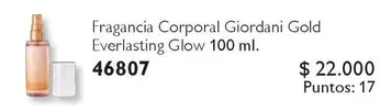 Giordani - Fragancia Corporal Gold Everlasting Glow