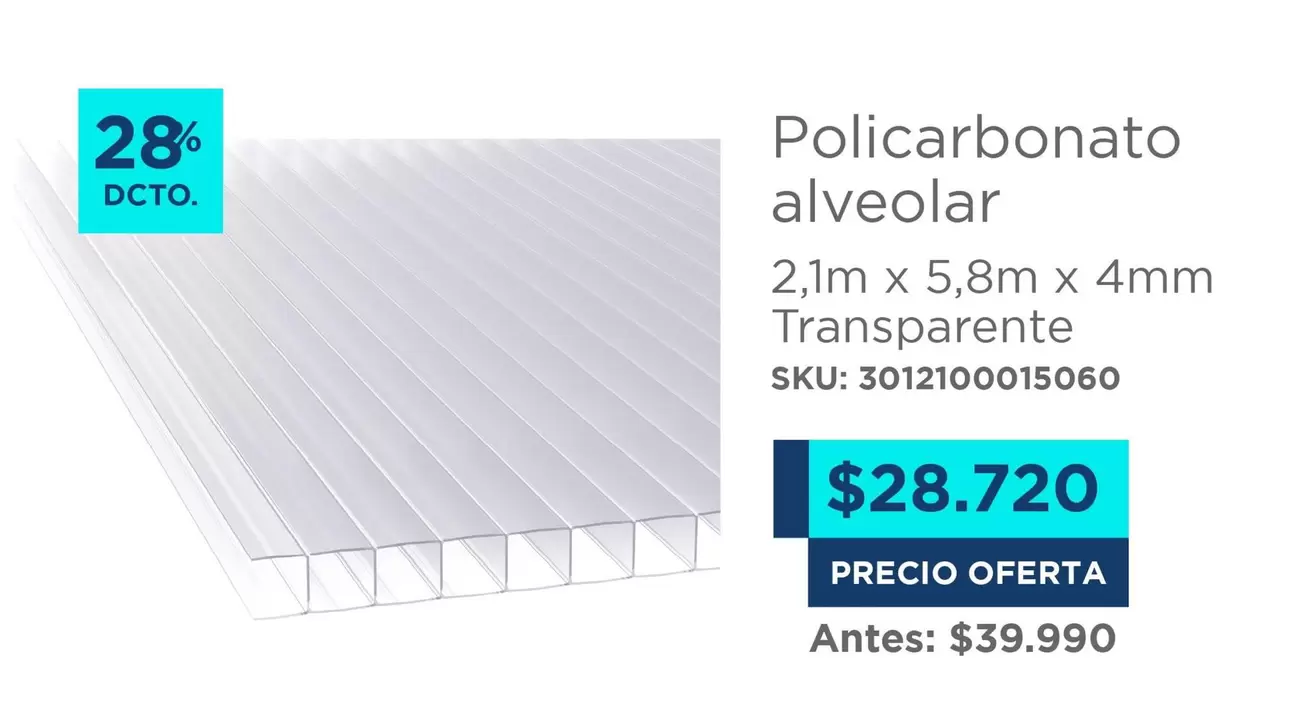 Policarbonato Alveolar