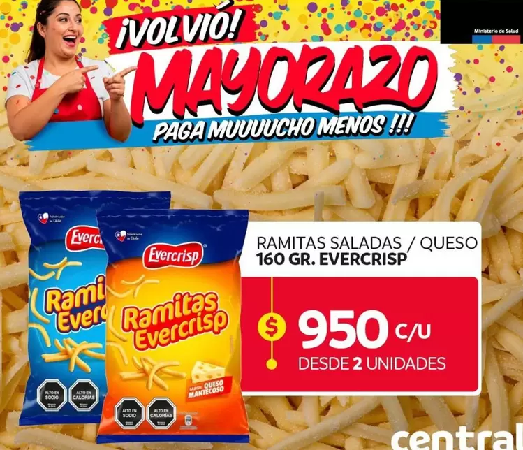 Evercrisp - Ramitas Saladas / Queso