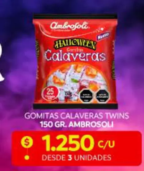 Ambrosoli - Gomitas Calaveras Twins