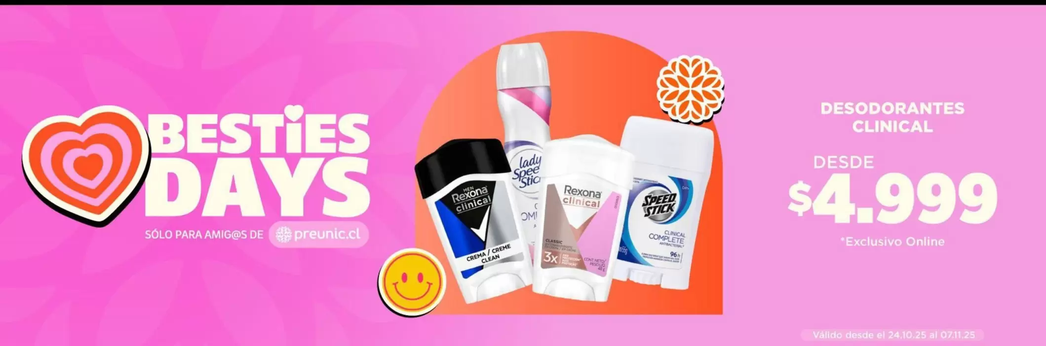 Clean - Desodorantes Clinical