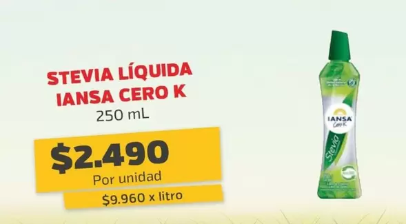 Iansa - Stevia Líquida