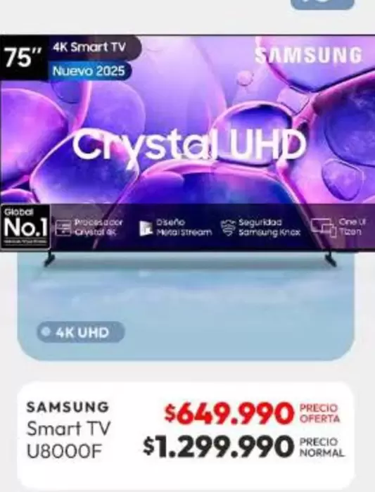 Samsung - Smart Tv U8000F