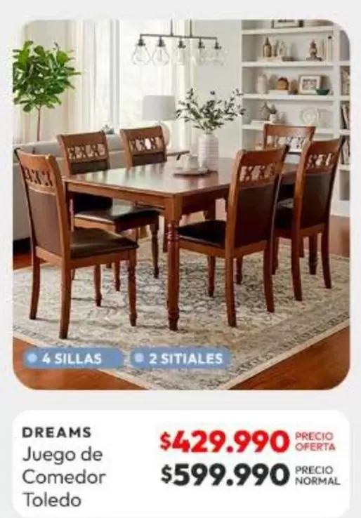 Juego De Comedor Toledo