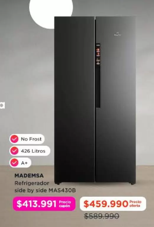 Mademsa - Refrigerador Side By Side