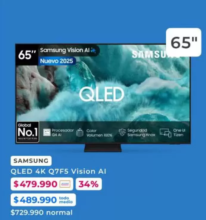 Samsung - Qled 4k Q7f5 Vision Al