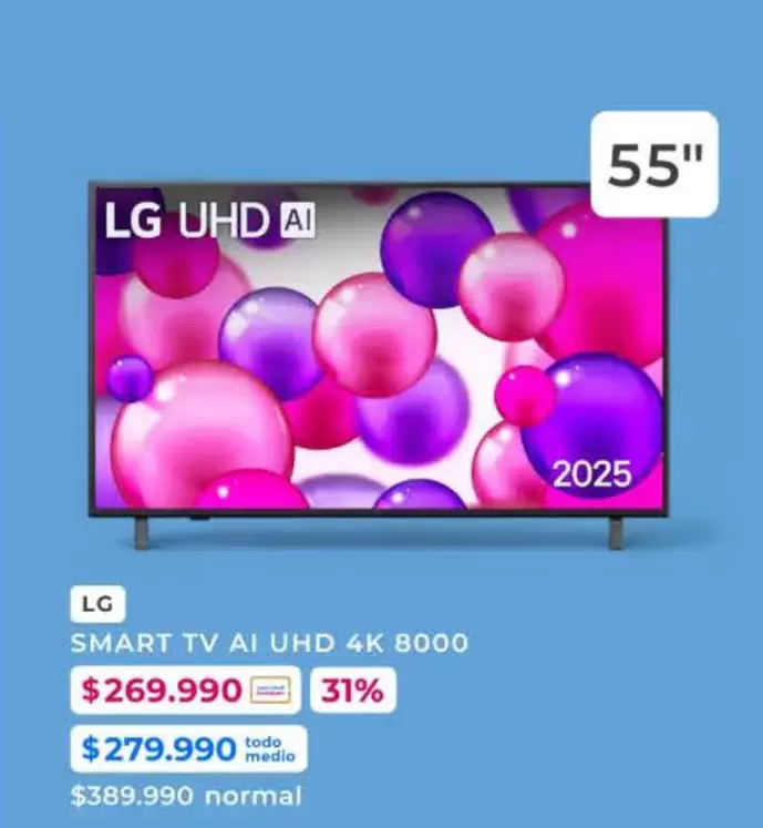 LG - Smart Tv Ai Uhd 4k 8000