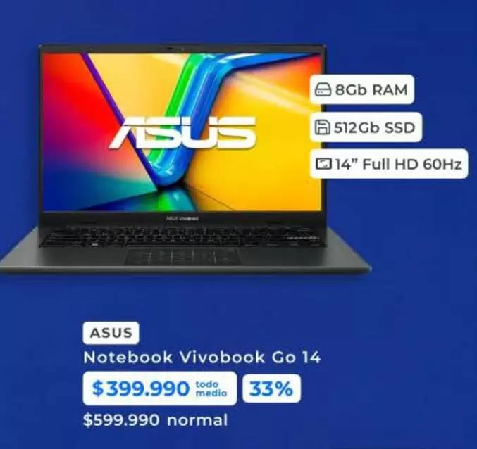 Asus - Notebook Vivobook Go 14