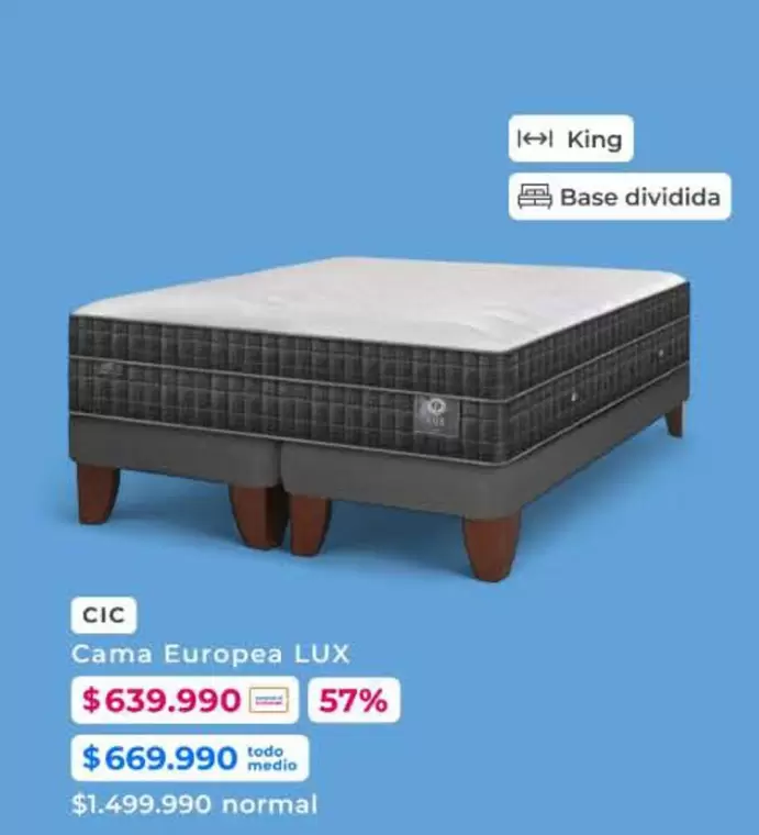 Cic - Cama Europea Lux