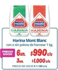 Mont Blanc - Harina Blanc