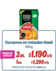 Wasil - Duraznos En Mitades