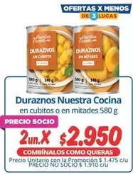 Duraznos Nuestra Cocina