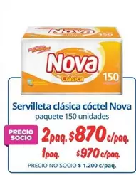 Nova - Servilleta Clasica Cóctel