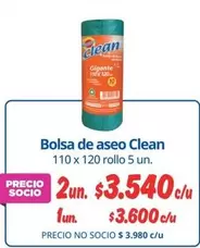 Clean - Bolsa De Aseo