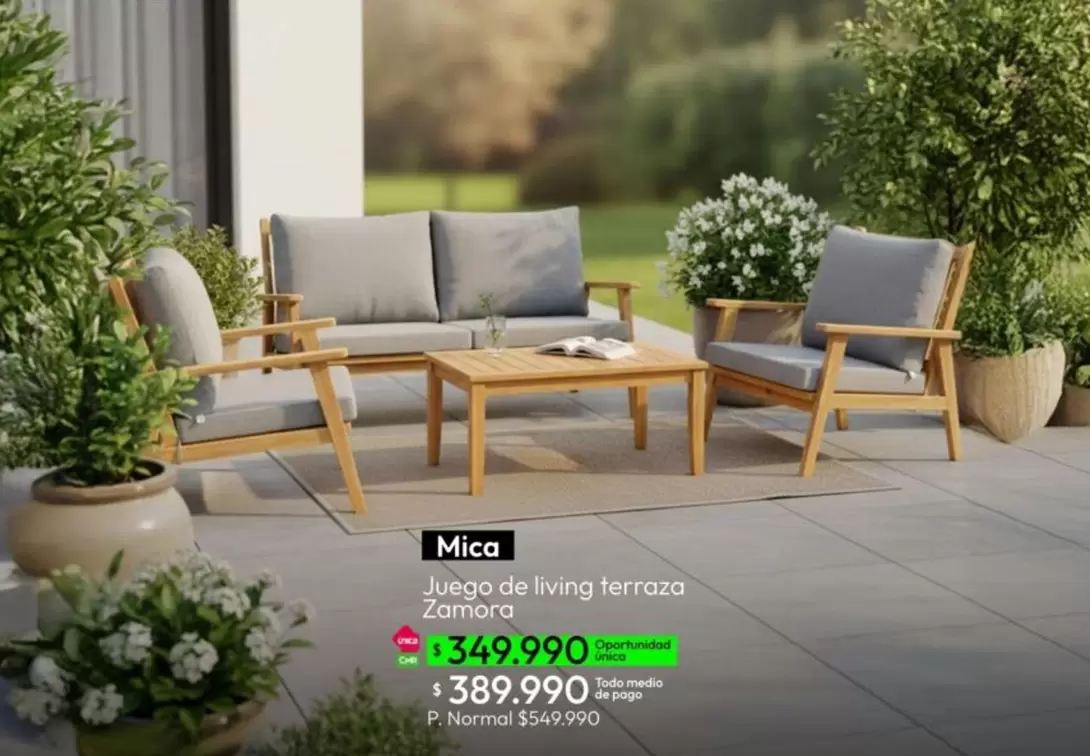 Juego De Living Terraza