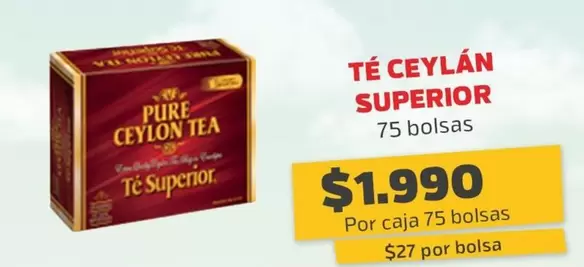 Superior - Té Ceylan