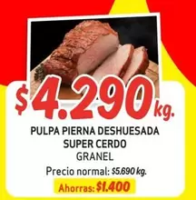Pulpa Pierna Deshuesada Super Cerdo Granel