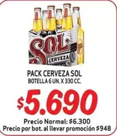 Sol - Pack Cerveza