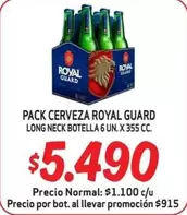 Royal Guard - Pack Cerveza