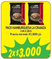 La Crianza - Pack Hamburguesa