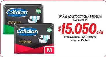 Cotidian - Panal Adulto Premium