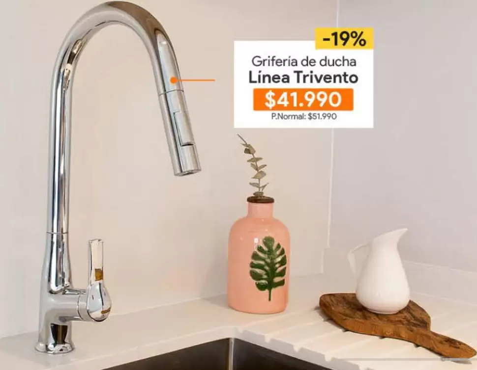 Griferia De Ducha Linea Trivento