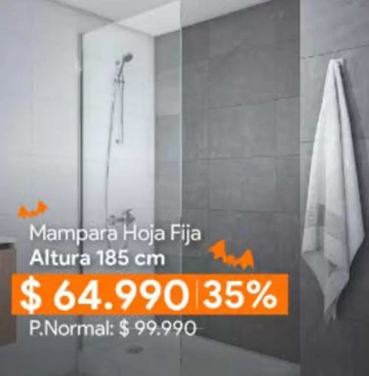 Mampara Hoja Fija Altura