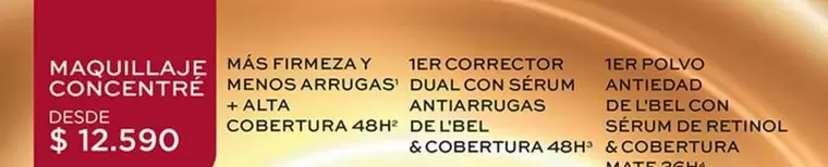 Maquillaje Más Firmeza Y Menos Arrugas Dual Con Serum