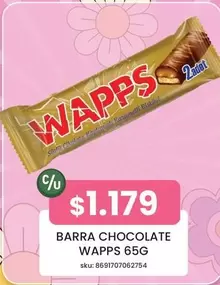 Barra Chocolate 65g