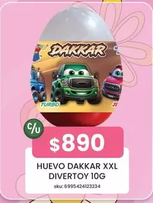 Huevo Dakkar Xxl