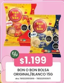 Bon o Bon - Bon O Bon Bolsa Original/blanco