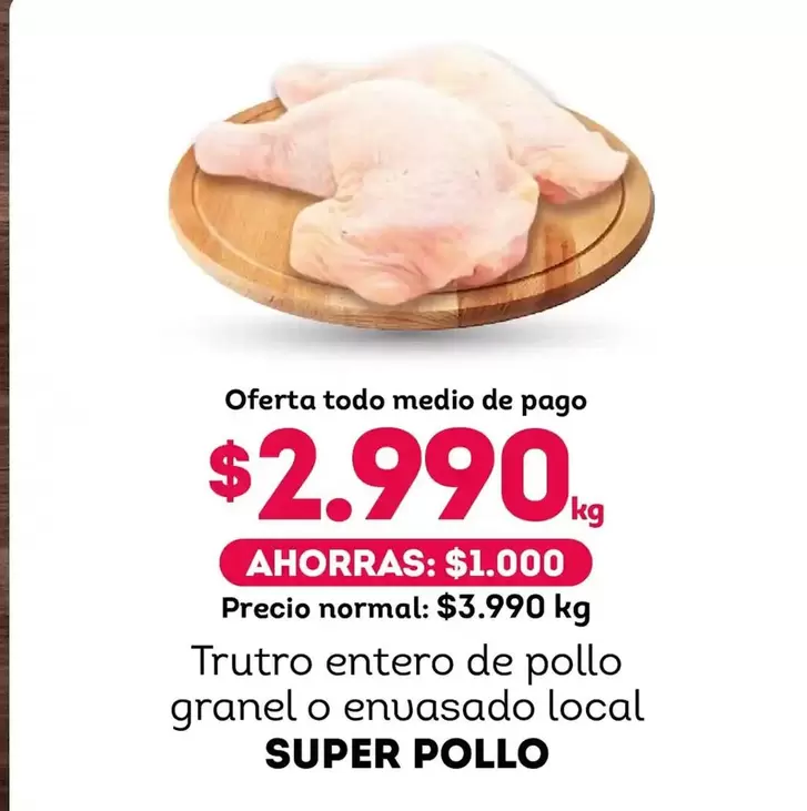 Súper Pollo - Trutro Entero De Pollo Granel O Envasado Local
