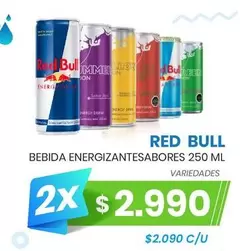 Red Bull - Bebida Energizantesadores