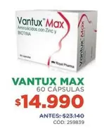Vantux - Max 60 Cápsulas