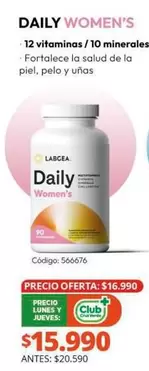 Daily - 12 vitaminas /10 minerales